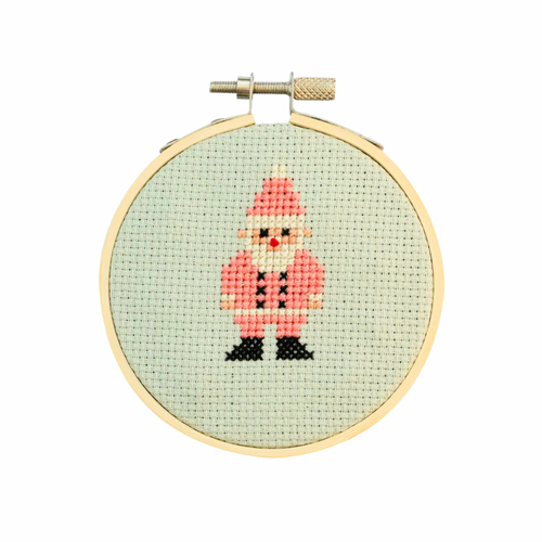 Christmas Santa Cross Stitch DIY Kit