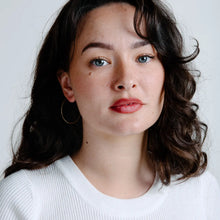 Wire Hoop Earrings (Small or Large) - Gold