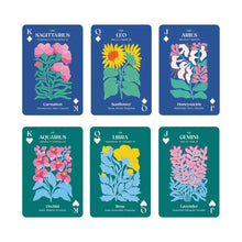 Zodiac Flowers Playing Card Set