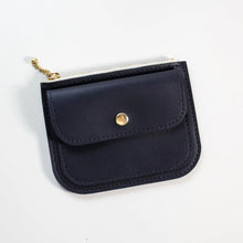 Handmade Leather Wallet with Zip Pouch (Assorted Colours)