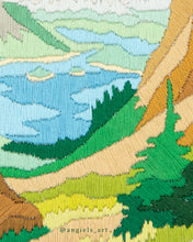 Kananaskis Lakes DIY Embroidery Kit