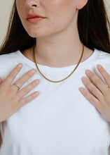 Mini Box Chain Necklace - Gold