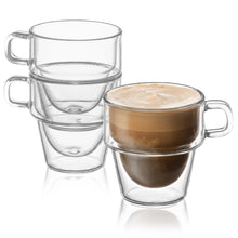 Stackable Double Wall Glasses - 11.5 oz