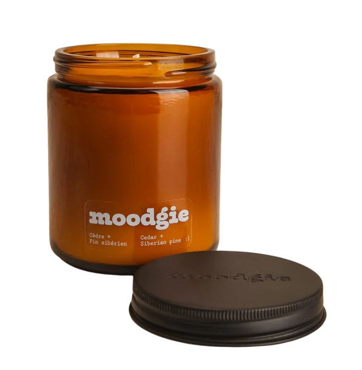 Cedar + Siberian Pine - Moodgie Soy Candle - 8 oz