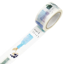 Washi Tape - Miki Tamura Glass Green 20mm