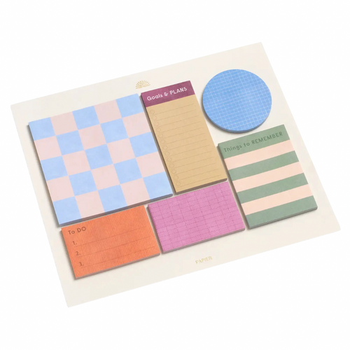 Juno Printed Sticky - Notes Set of 6
