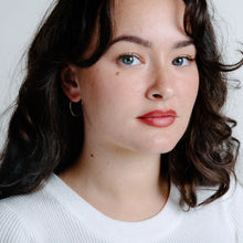 Wire Hoop Earrings (Small or Large) - Gold