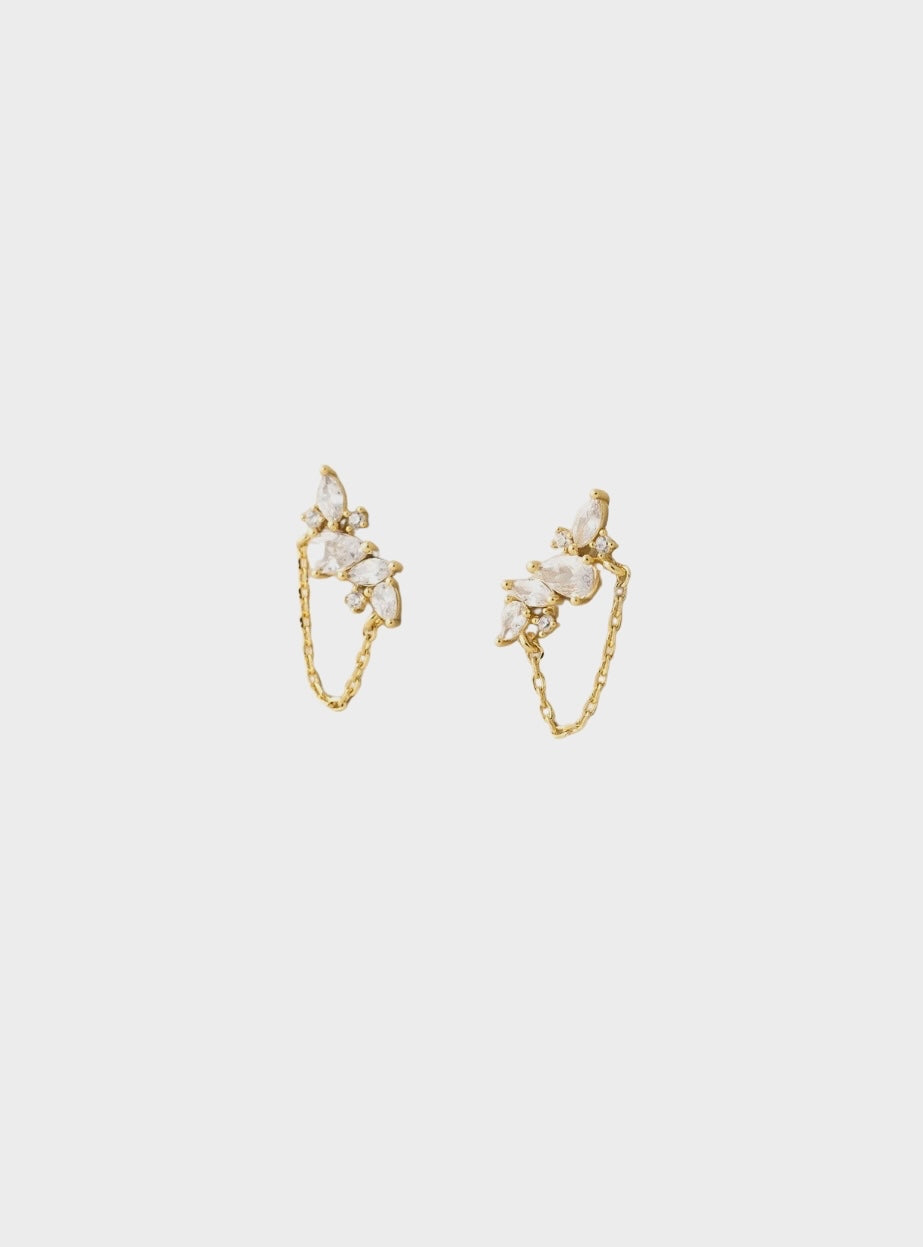 Aspen Climber Earrings - Gold