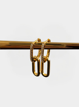 Paperclip Earrings - Gold