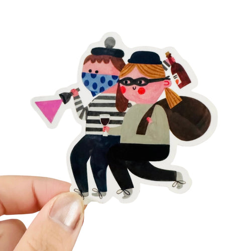 Partners in Wine Sticker