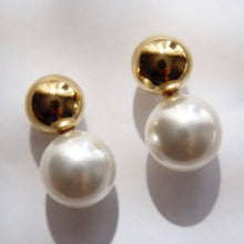 Ava Pearl Earrings - Gold