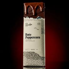 65% Date Peppercorn Dark Chocolate Bar - Limited Edition