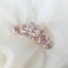 Cellulose Acetate Narrow Cloud Hair Claw Clip - Lavender Multi