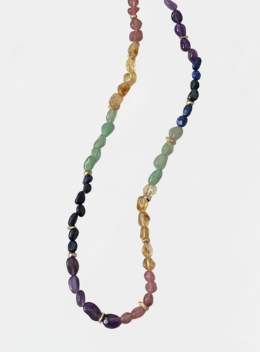 Keke Beaded Necklace - Gold