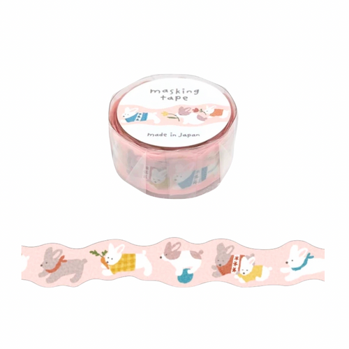 Washi Tape - Rabbits Die-cut