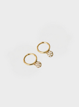 Sparkle Daisy Earrings - Gold