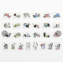 Washi Tape Sticker Roll - People Living in a Notebook - Do Nothing