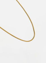 Herringbone Chain Necklace - Gold