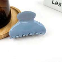 Semi-Circle Hair Clip - Blue