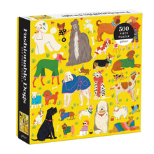 Fashionable Dogs 500 Piece Puzzle