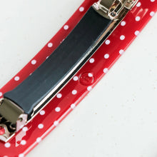 *COMING SOON* Tara Hair Barrette - Red + White Polka Dots