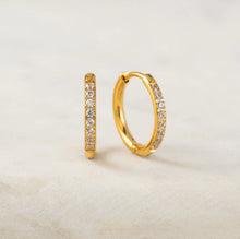 Evie 15mm Hoop Earrings - Gold