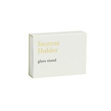 Glass Square Incense Holder - Clear