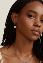 Sylvie Hoop Earrings - Silver