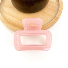 Small Square Hair Claw Clip - Assorted Colours