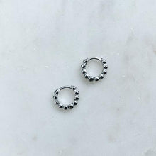 Mini Calio Hoops - Silver