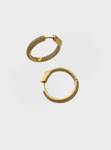 Zenna Sparkle Hoops - Gold