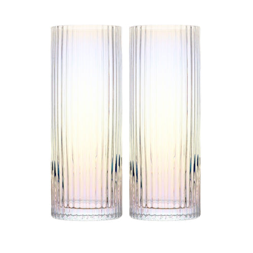 Iridescent Highball Glasses - Set of 2