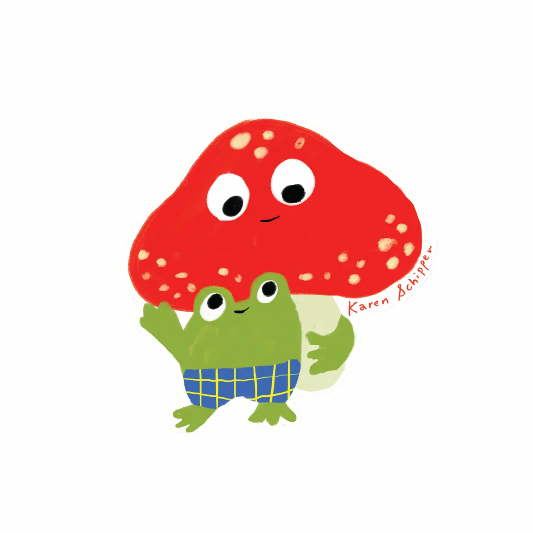 Toadstool Vinyl Sticker