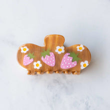 Eco-friendly Strawberry Farms Hair Claw Clip - Mocha