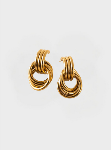 Waterproof Maris Knocker Earrings - Gold
