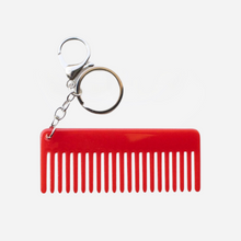 Eco Acetate Comb Bag Charm + Keychains - Assorted Colours