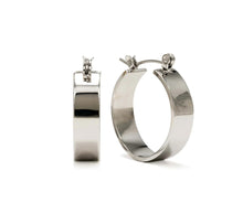 Waterproof Khloe Hoop Earrings - Silver
