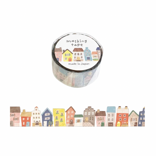 Washi Tape - Town Die-cut