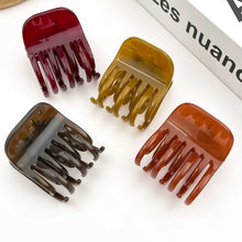 Elfie Double Claw Clip - Ruby