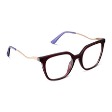 Josephine Blue Light Glasses - Dark Cherry