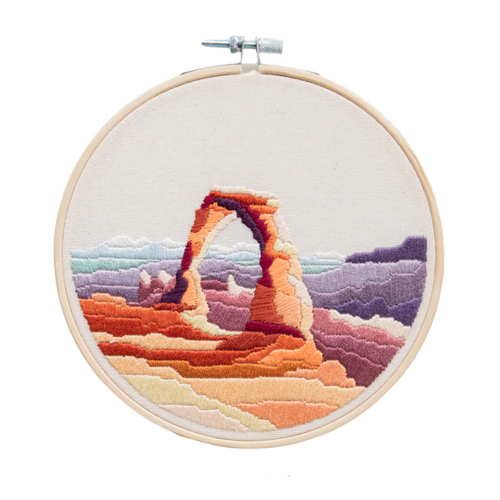 Delicate Arch DIY Embroidery Kit