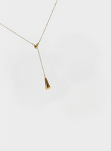 Cascade Teardrop Necklace - Gold