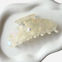 Iridescent Hair Claw with Pearl