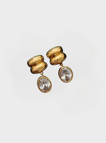Bria Oval Drop Earrings