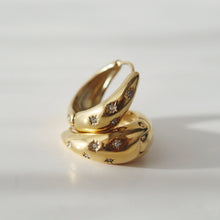 Astrid Constellation Hoop Earrings - Gold