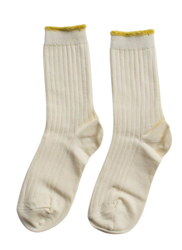 Winter Weekend Socks - Cream