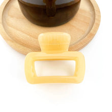 Small Square Hair Claw Clip - Assorted Colours