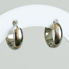 Cheri 12mm Hoop Earrings - Silver