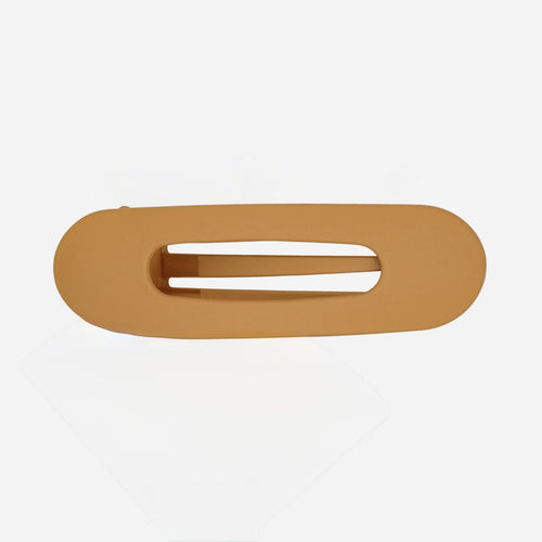 Jumbo Matte Flat Claw Clip - Mustard