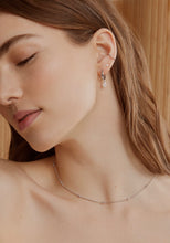 Maro Hoop Earrings - Silver